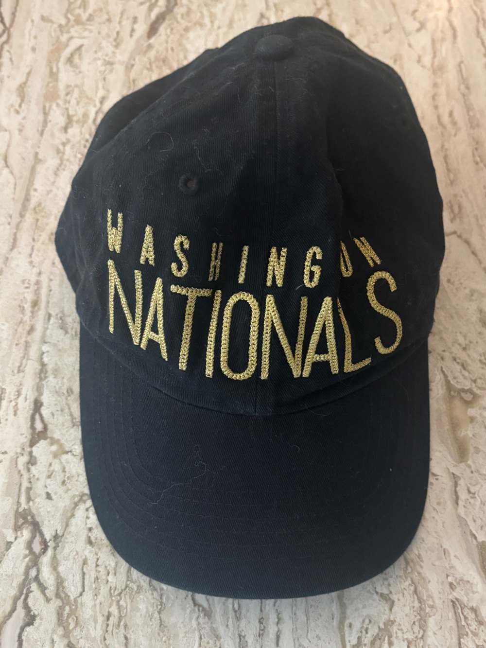 47 Brand Washington Nationals Women’s Black Gold Baseball Cap Hat